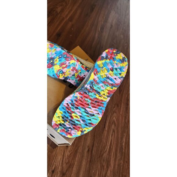 NWIB - NOBULL Women Size 8 Men 6.5 Wild Aspire Knit Runners WHITE - Picture 4 of 5